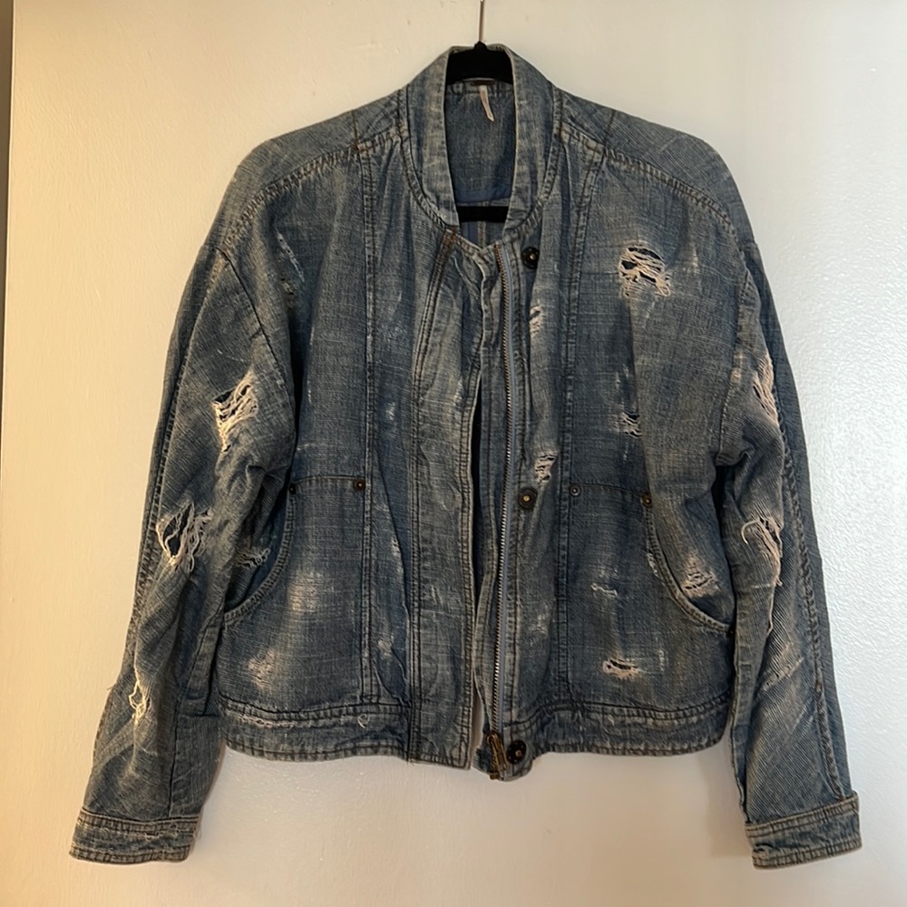 Free People, Jean jacket, size small